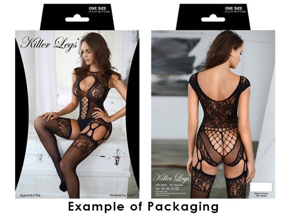 KILLER LEGS Starry Night Body Stocking 2 Piece Set