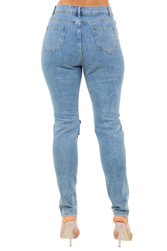 WOMEN FASHION STYLE DENIM PANTS