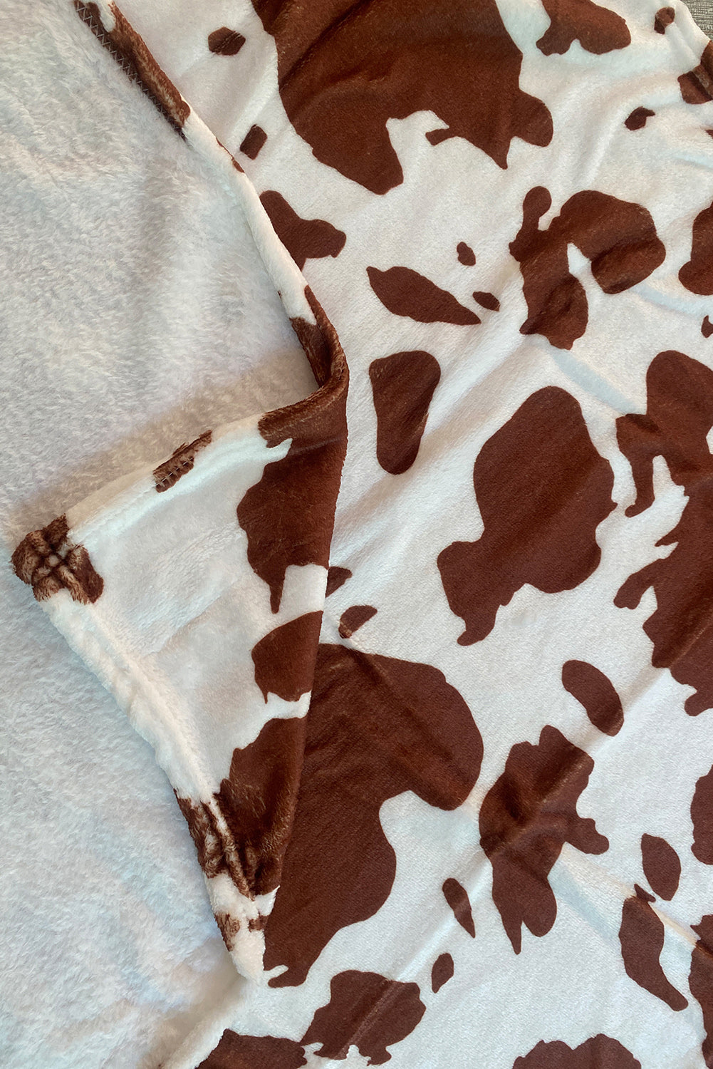 Chestnut 150*200cm Animal Print Flannel Large Blanket